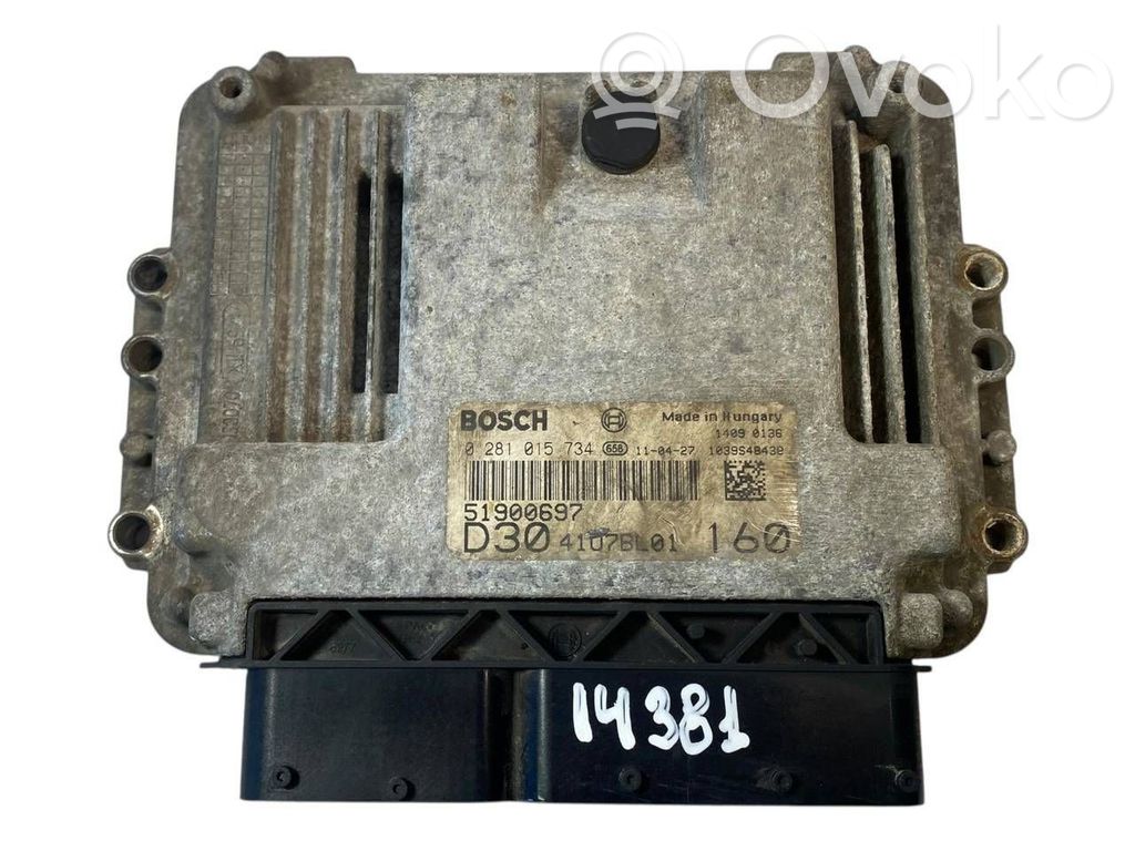Engine control unit/module   51900697,0281015734