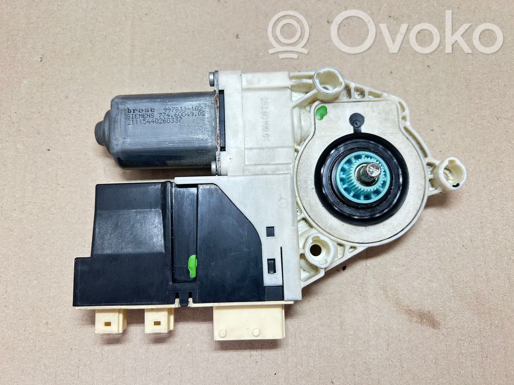 Citroen C5 Front door window regulator motor 
