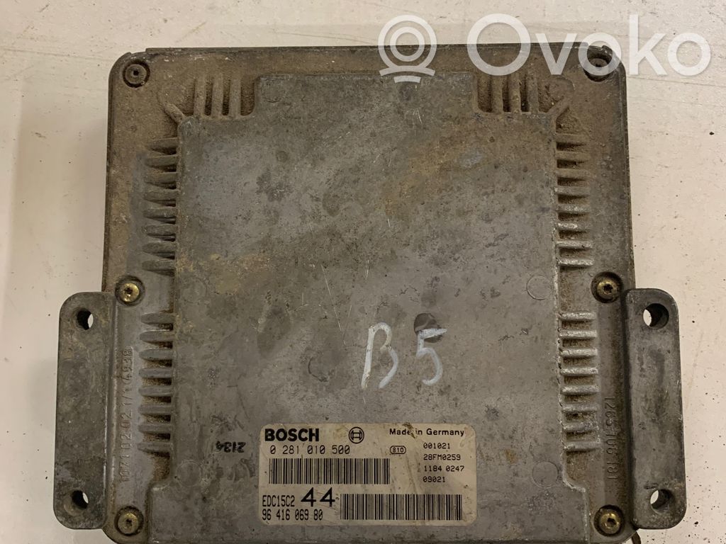 Peugeot 206 Engine control unit/module 