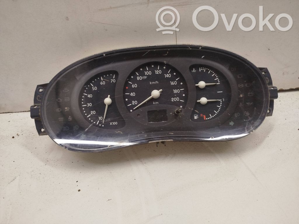 Renault Clio II Speedometer (instrument cluster) 