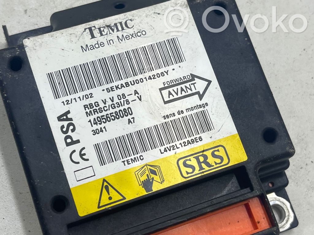 Airbag control unit/module   1495658080,L4V2L12A9E6,5EKABU0014206Y