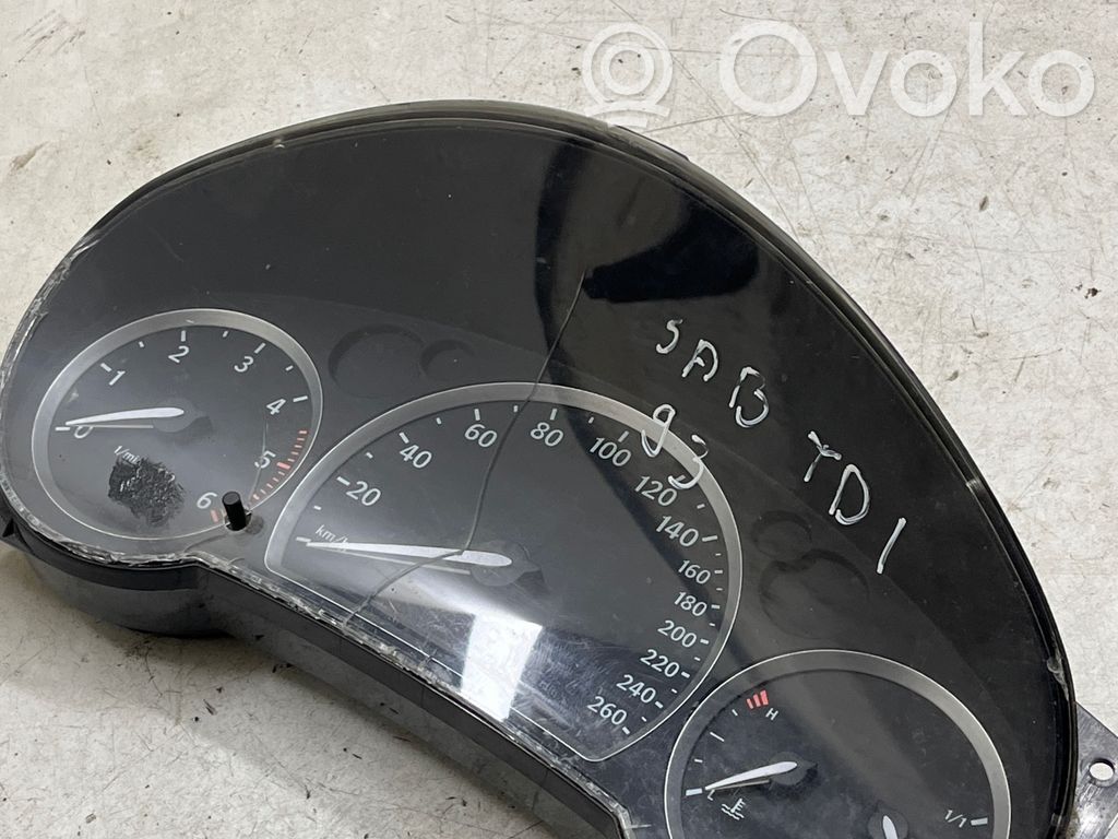 Saab 9-3 Ver2 Speedometer (instrument cluster) 