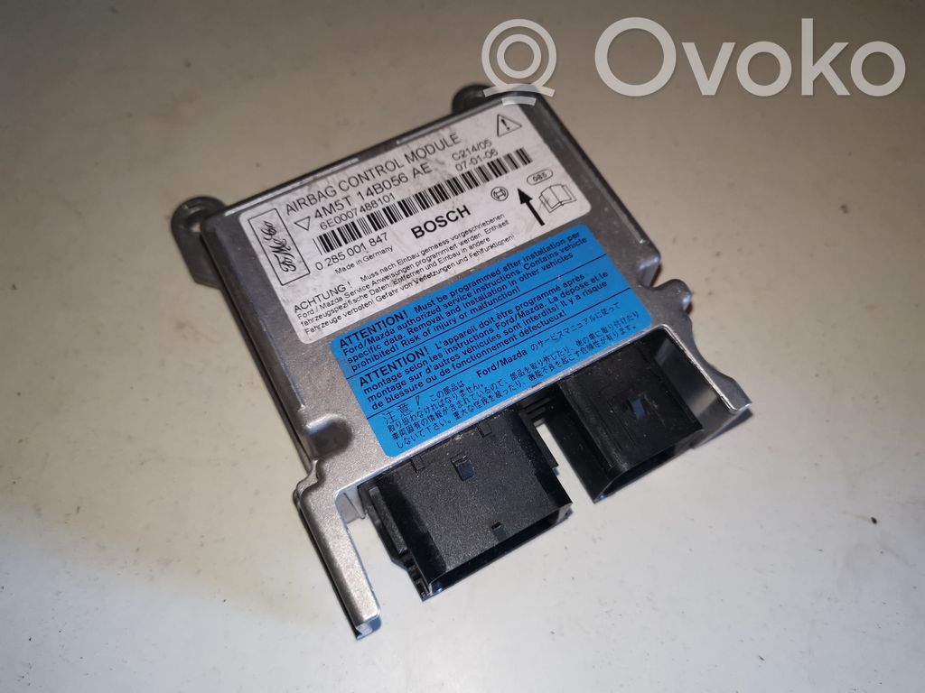 Airbag control unit/module   4M5T14B056AE,0285001847