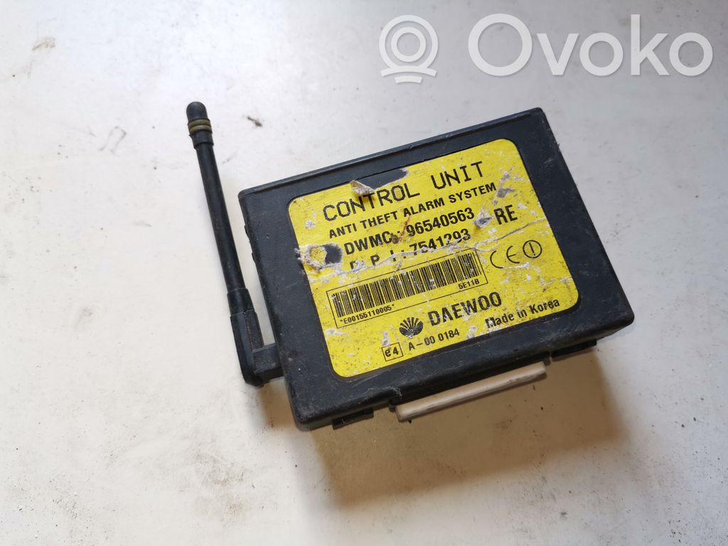 Chevrolet Kalos Other control units/modules 