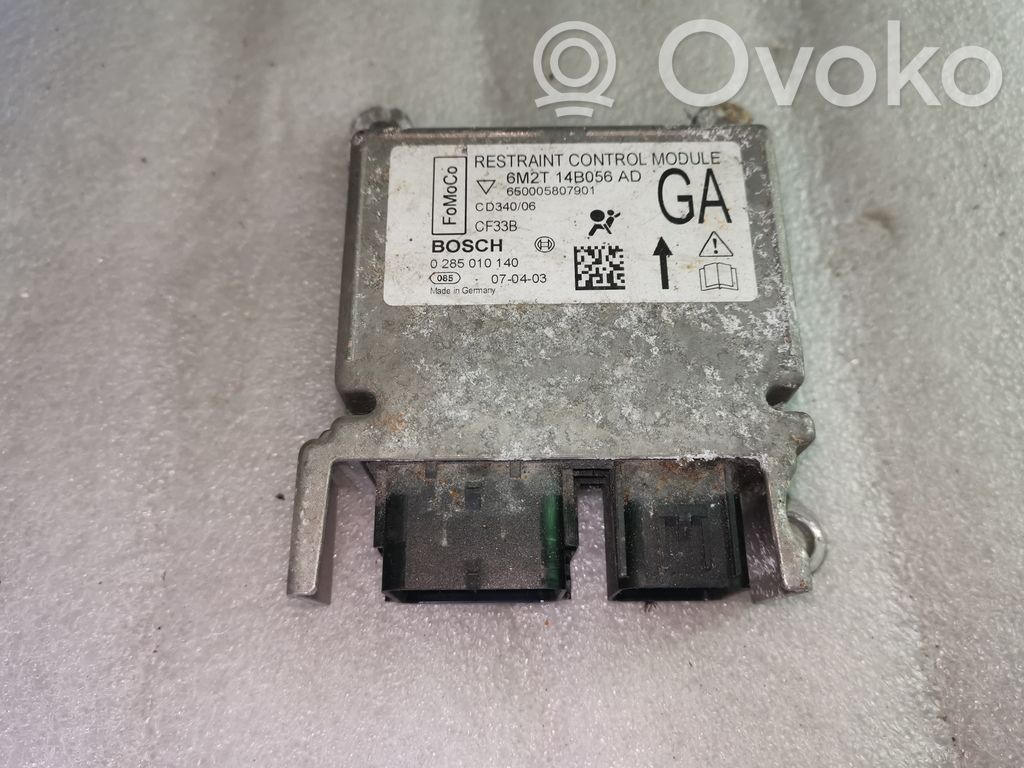 Airbag control unit/module   6M2T14B056AD,0285010140