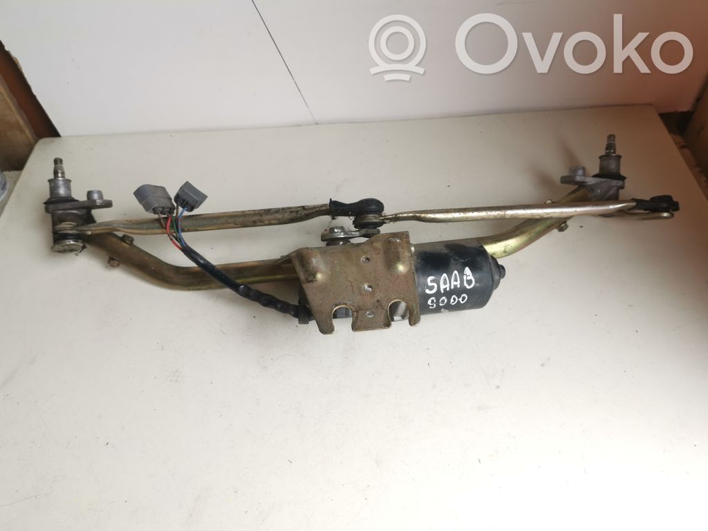 Saab 9000 CS Front wiper linkage and motor 