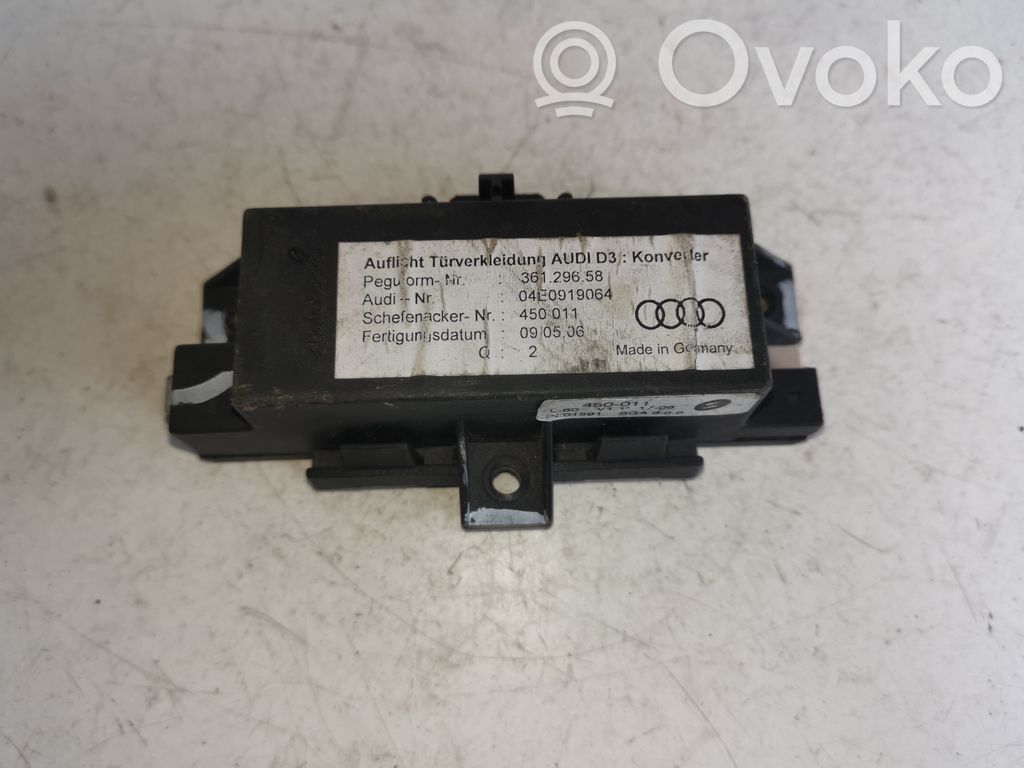 Muut ohjainlaitteet/moduulit   04E919064