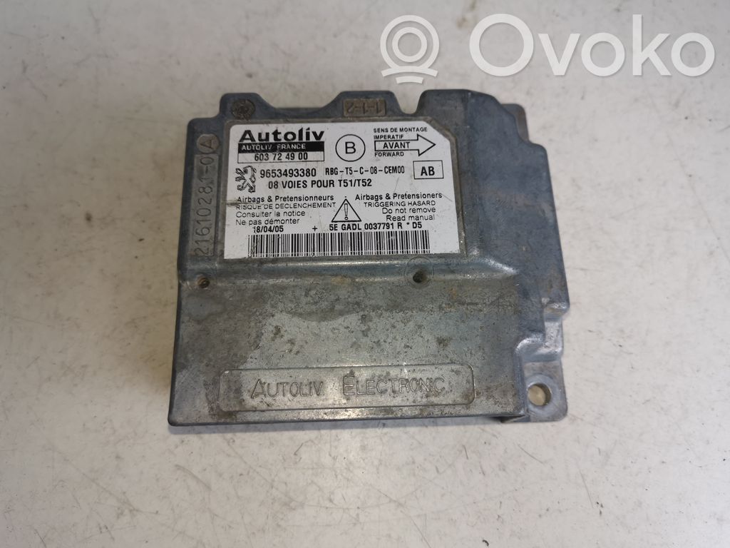 Peugeot 307 Airbag control unit/module 