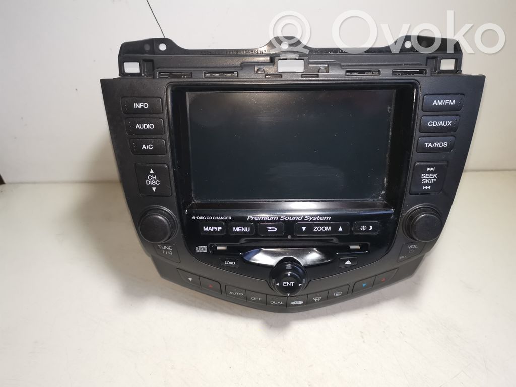 Honda Accord Panel / Radioodtwarzacz CD/DVD/GPS 