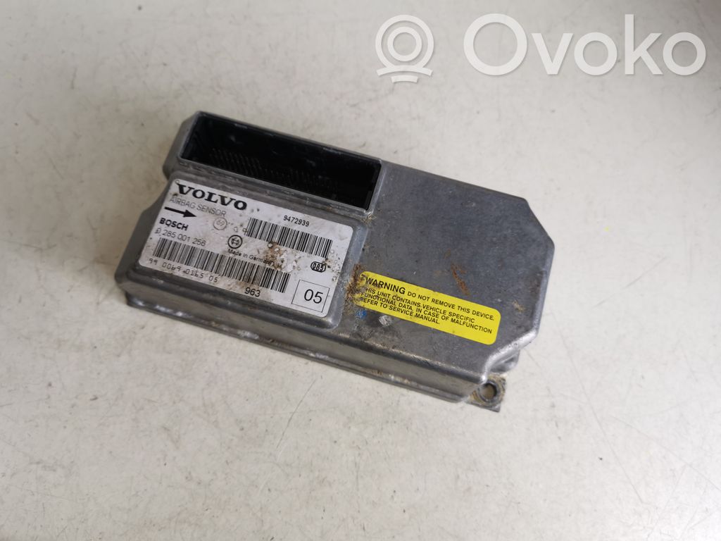 Airbag control unit/module   9472939,0285001256