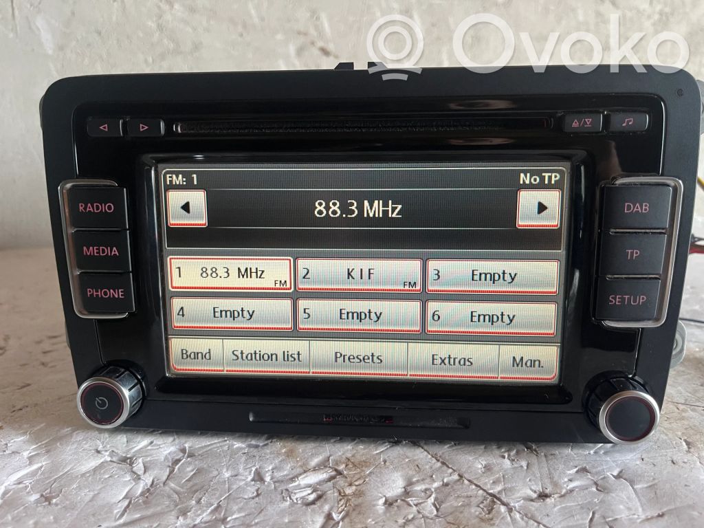 Volkswagen Tiguan Unitate principală radio/CD/DVD/GPS 