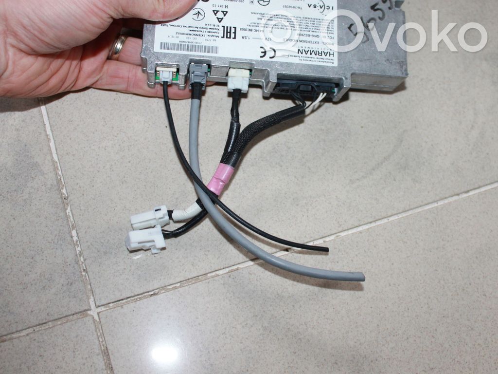 Toyota Auris E180 Wiązka przewodów systemu dźwiękowego 