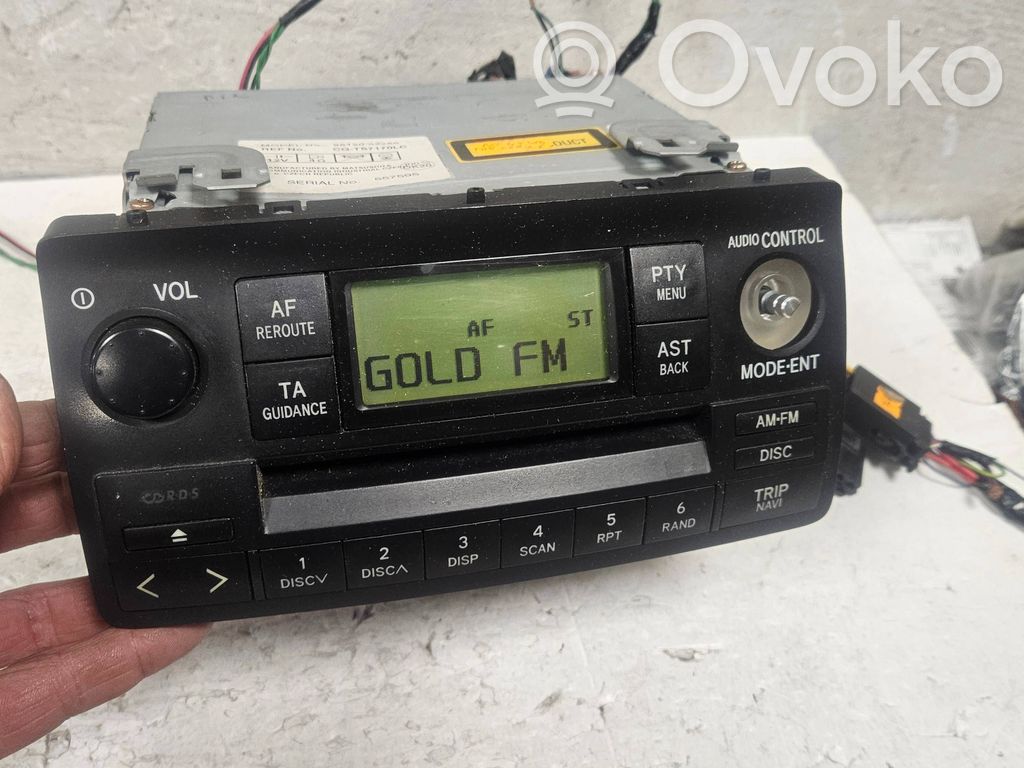 Toyota Corolla E120 E130 Unitate principală radio/CD/DVD/GPS 