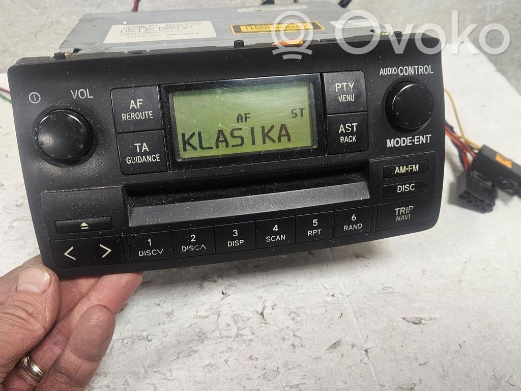 Toyota Corolla E120 E130 Unitate principală radio/CD/DVD/GPS 