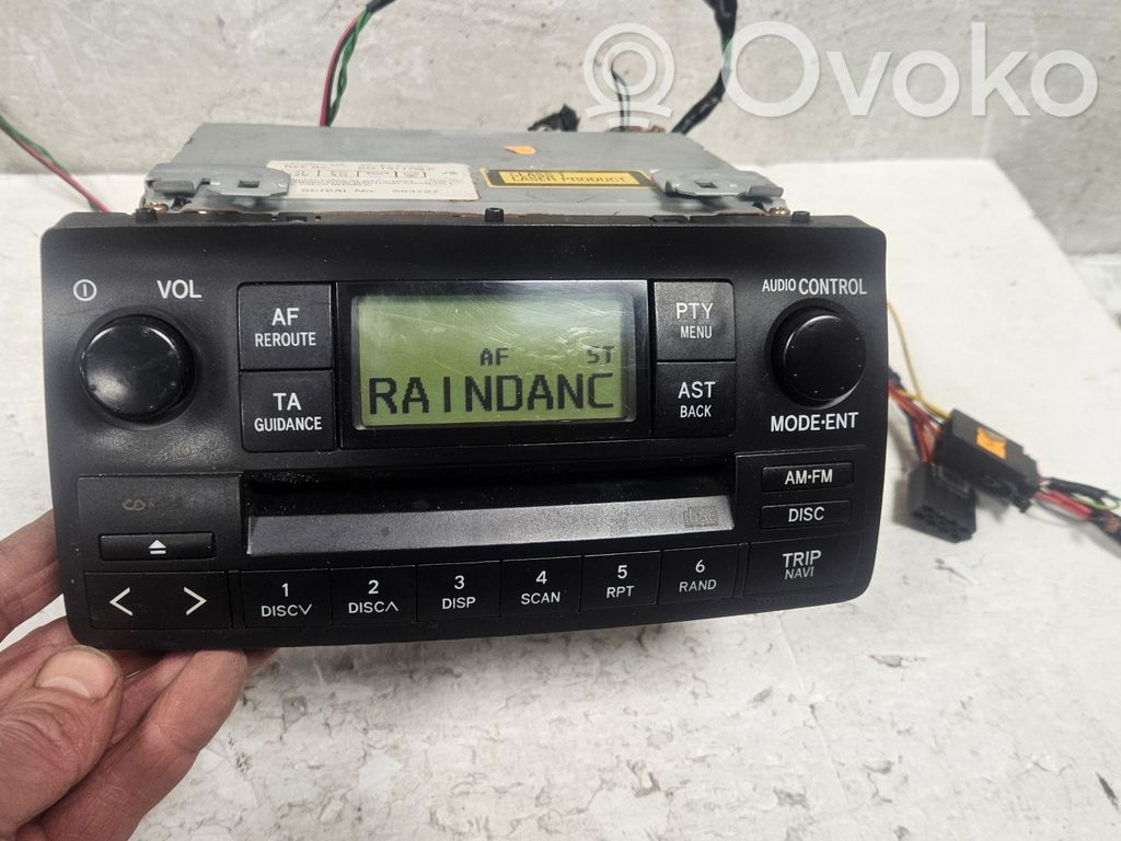 Toyota Corolla E120 E130 Unità principale autoradio/CD/DVD/GPS 