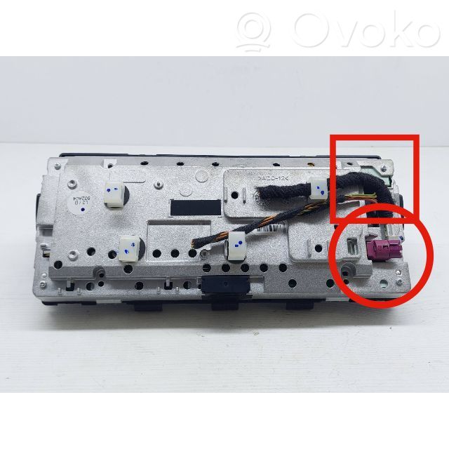 BMW 3 E90 E91 Wiązka przewodów systemu dźwiękowego 