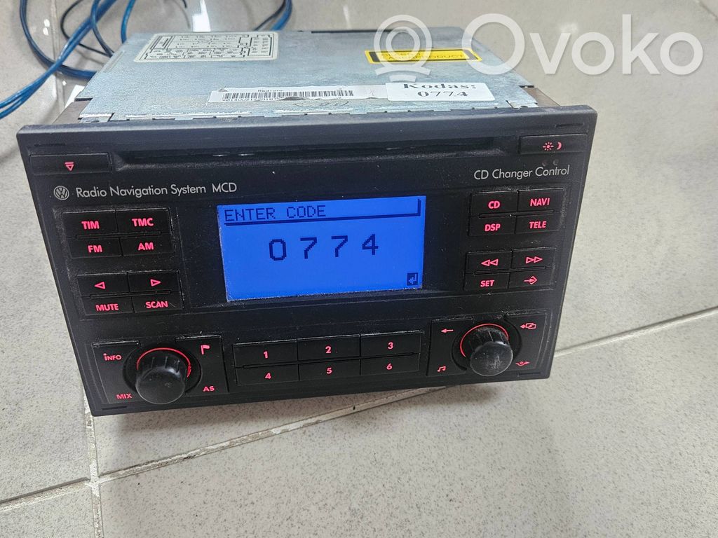 Volkswagen Sharan Unitate principală radio/CD/DVD/GPS 