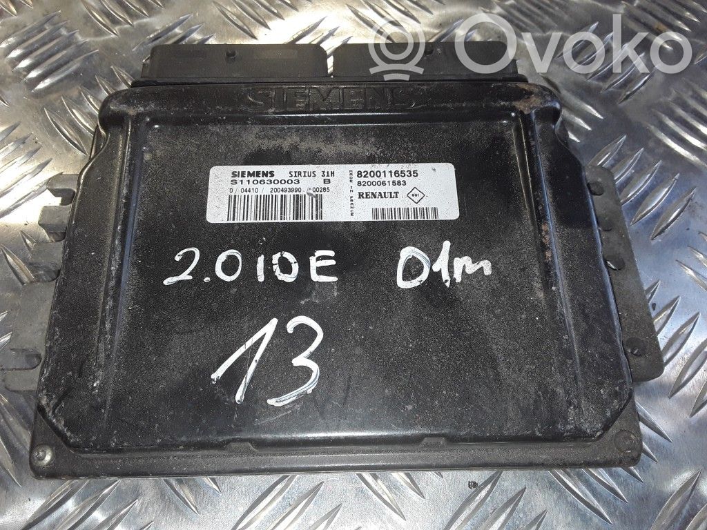 Engine control unit/module   S110630003B,8200116535,8200061583