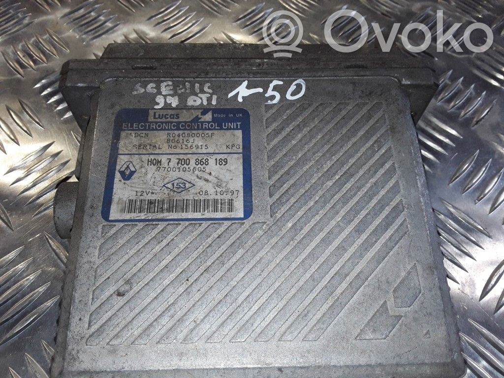 Engine control unit/module   HOM7700868189,7700105605