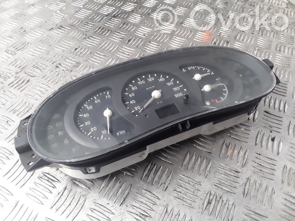 Renault Clio I Speedometer (instrument cluster) 