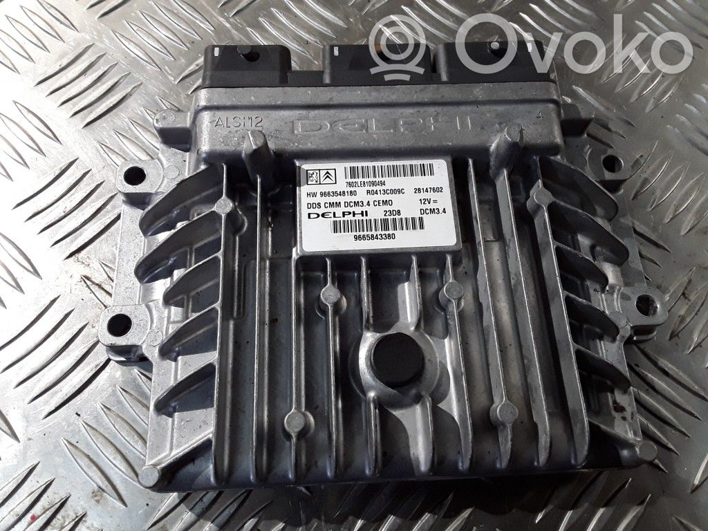 Engine control unit/module   9663548180