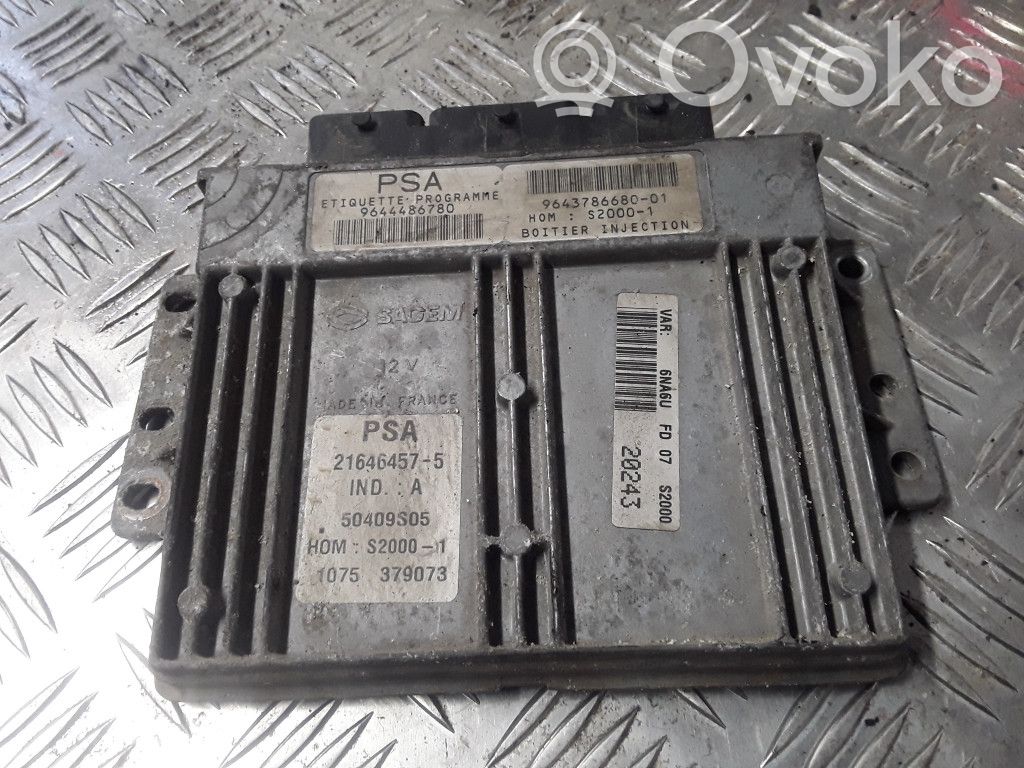 Citroen Xsara Picasso Engine control unit/module 
