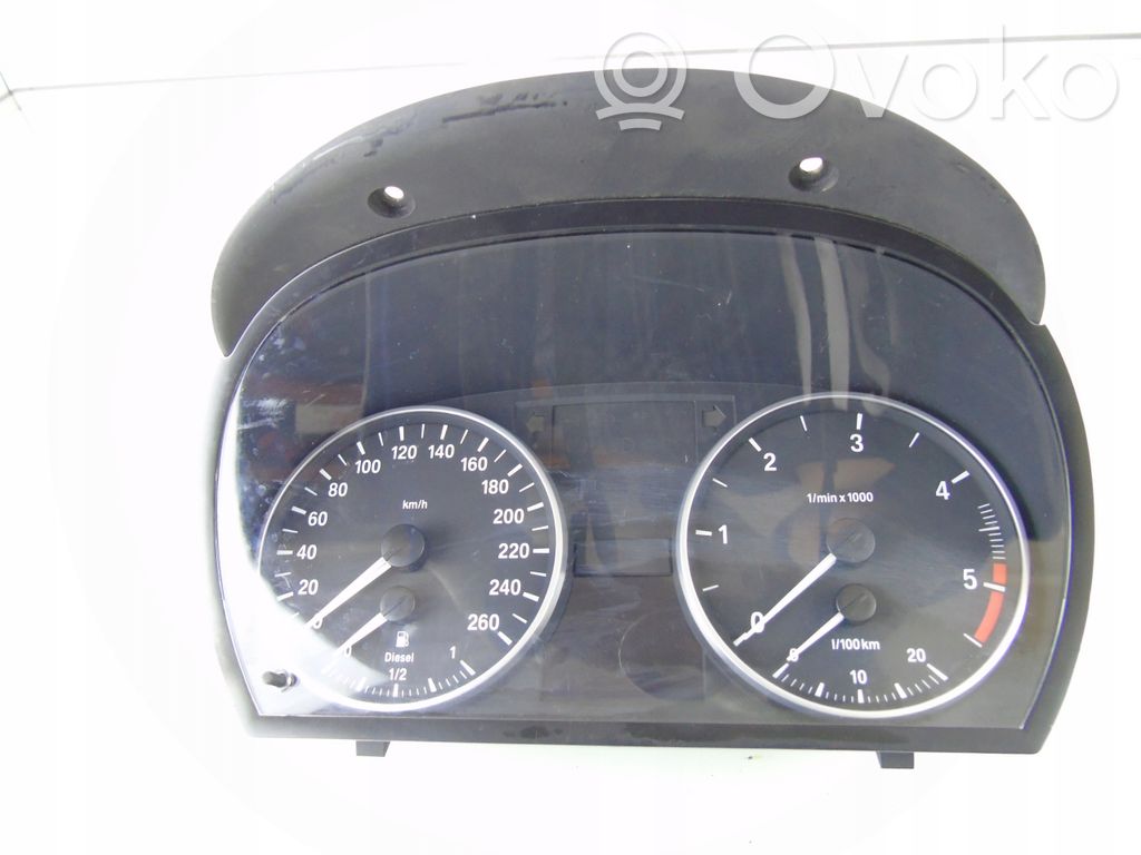BMW 3 E90 E91 Speedometer (instrument cluster) 