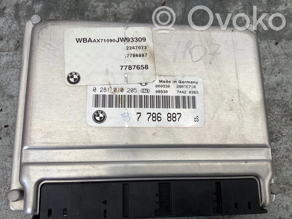 BMW 3 E46 Unidad de control/módulo del motor 