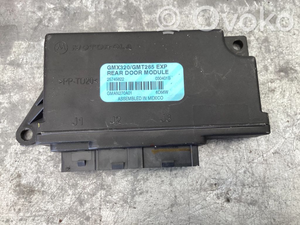 Door control unit/module   25745822,030401B,GMAN270A01