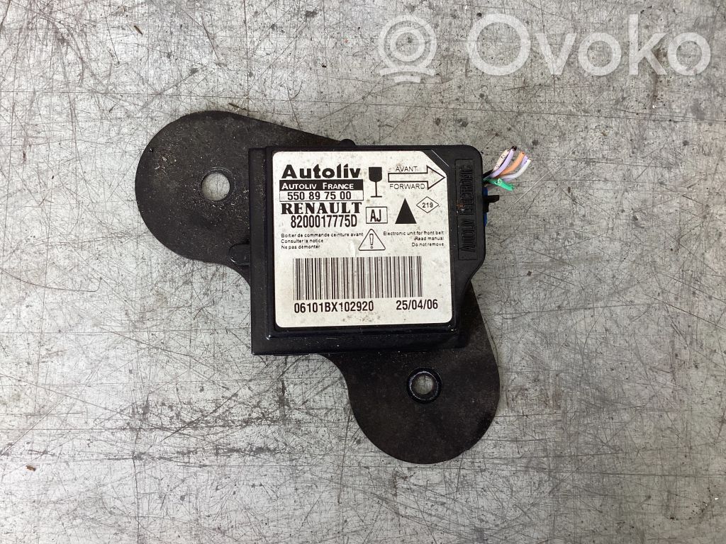 Renault Vel Satis Airbagsensor Crashsensor Drucksensor 