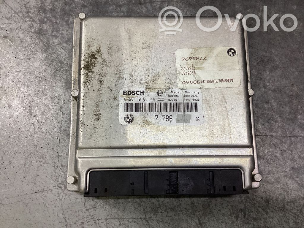 Unidad de control/módulo del motor   7786696,28RTE576,0281010144