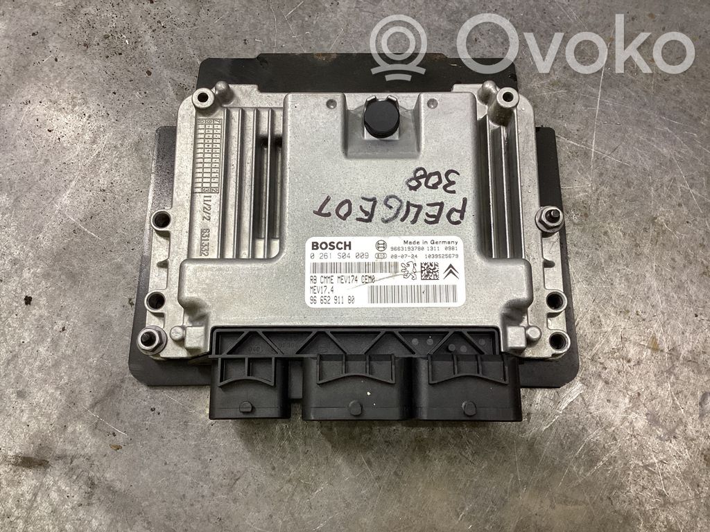 Peugeot 308 Engine control unit/module 