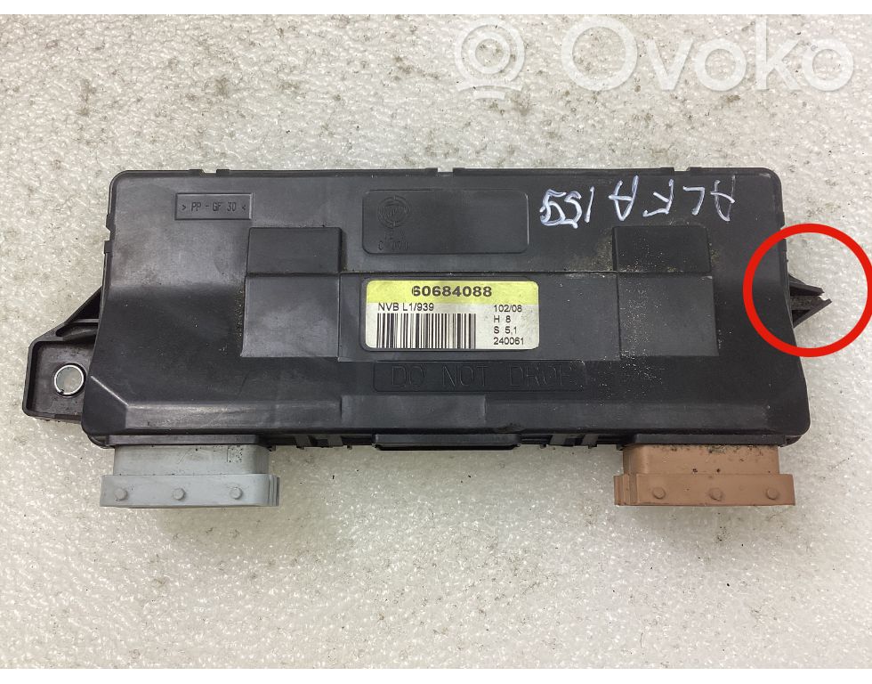Alfa Romeo 159 Unité de commande / module de verrouillage centralisé porte 