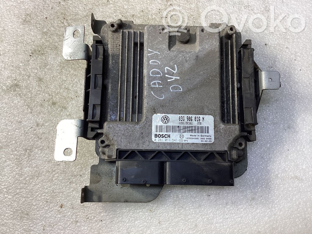 Engine control unit/module   03G906016N,0281011541,1039S04908