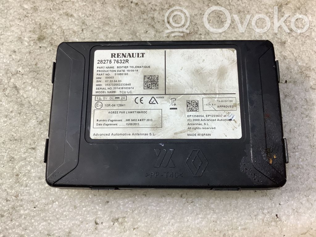 Renault Laguna III GPS navigation control unit/module 