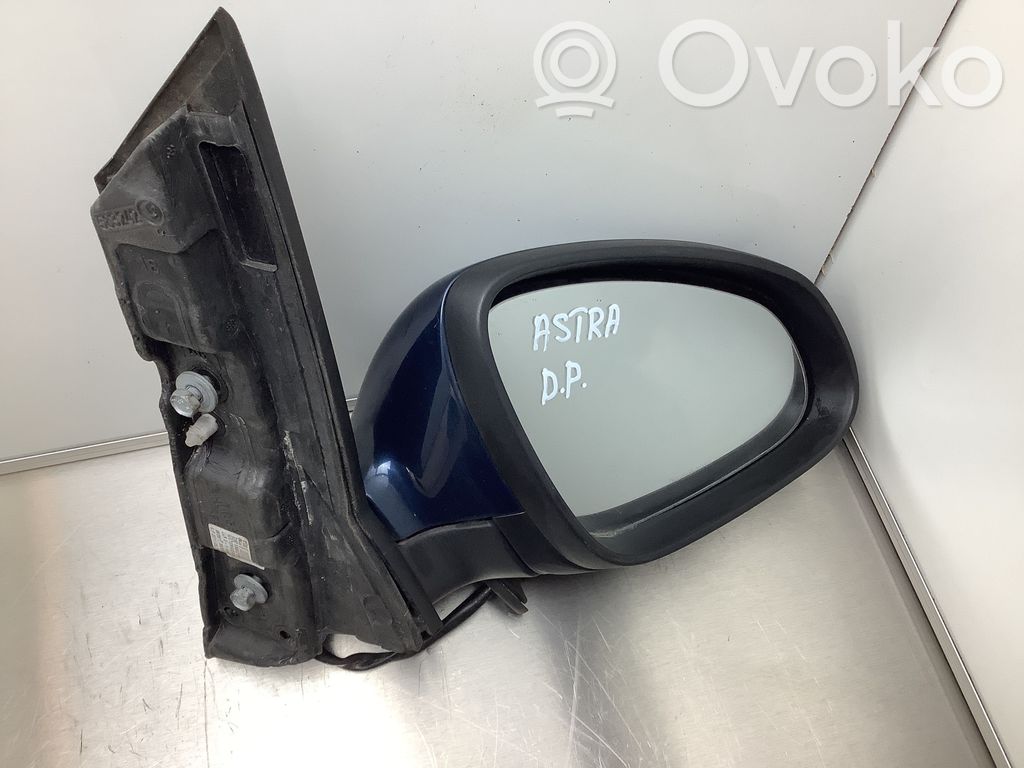 Opel Astra J Espejo lateral eléctrico de la puerta delantera 