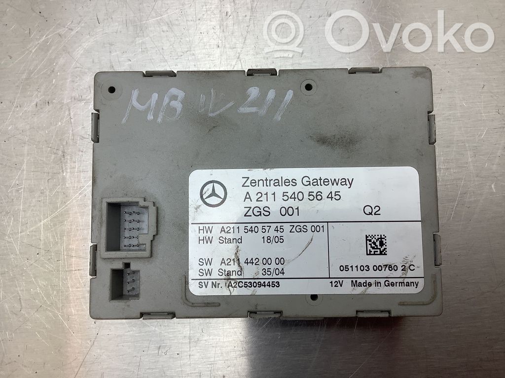Módulo de control Gateway   A2115405645,A2114420000,A2115405745