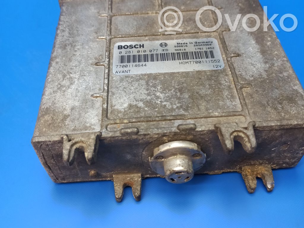 Engine control unit/module   0281010077,990816,28SA3960,7700114644