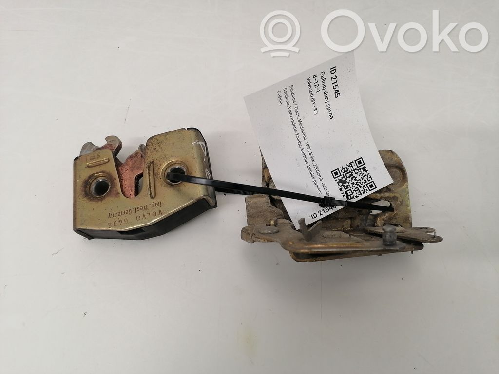 Volvo 240 Aizmugurē slēdzene 