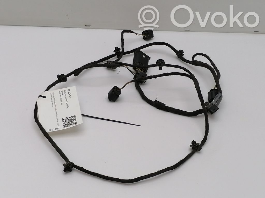 BMW 7 E65 E66 Cableado del sensor de aparcamiento (PDC) 