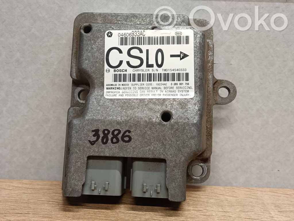 Chrysler Pacifica Airbag control unit/module 