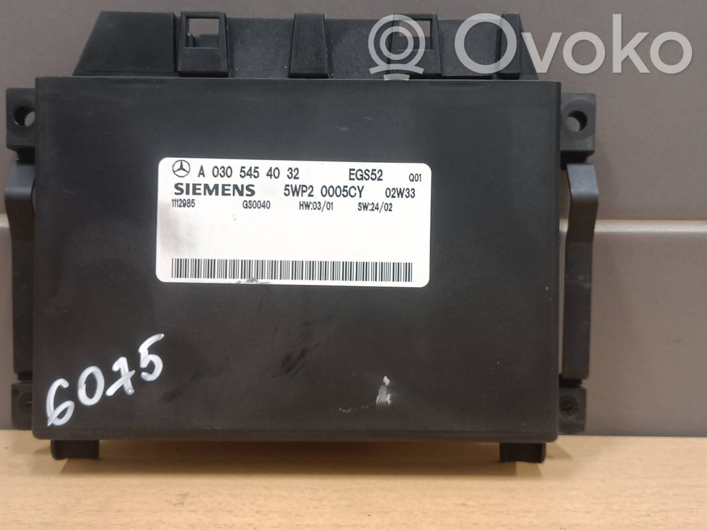 Mercedes-Benz E W211 Gearbox control unit/module 