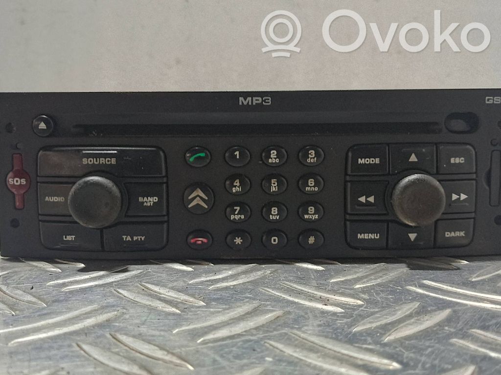 Citroen C4 Grand Picasso Panel / Radioodtwarzacz CD/DVD/GPS 