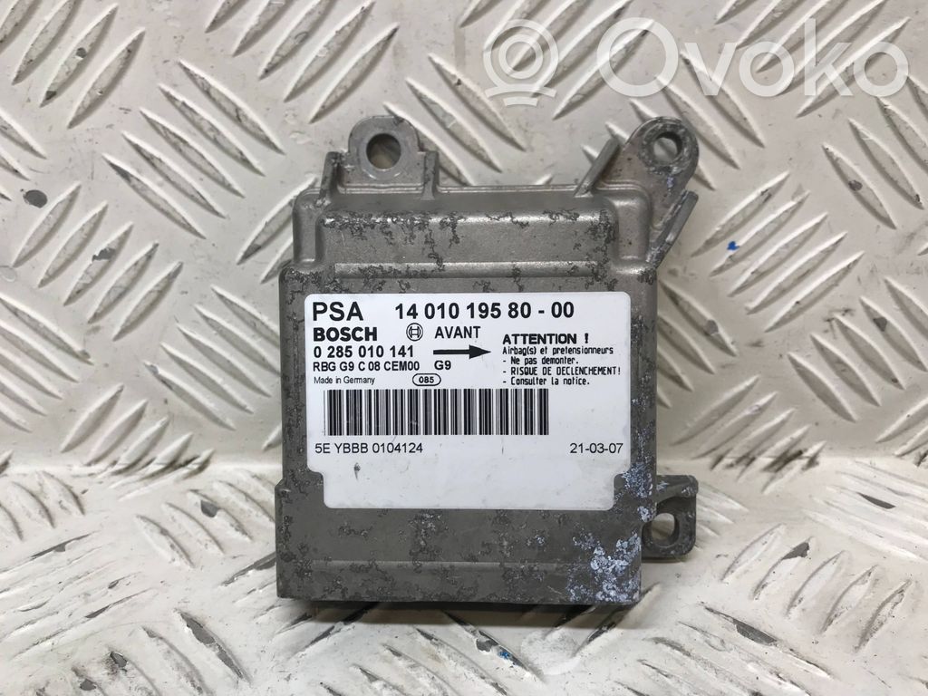 Peugeot Expert Unidad de control/módulo del Airbag 