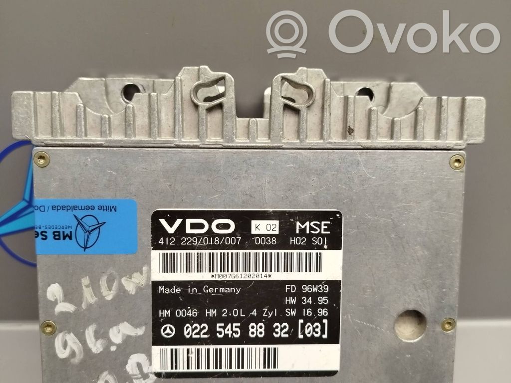 Engine control unit/module   0225458832,0225458832,412229018007
