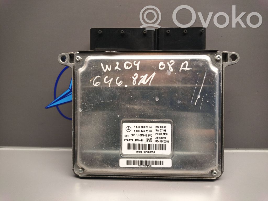 Mercedes-Benz C W204 Engine control unit/module 