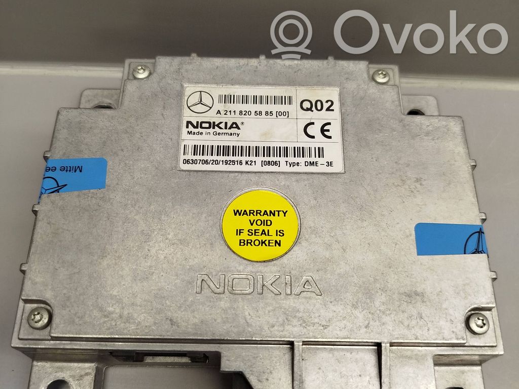 Mercedes-Benz E W211 Phone control unit/module 