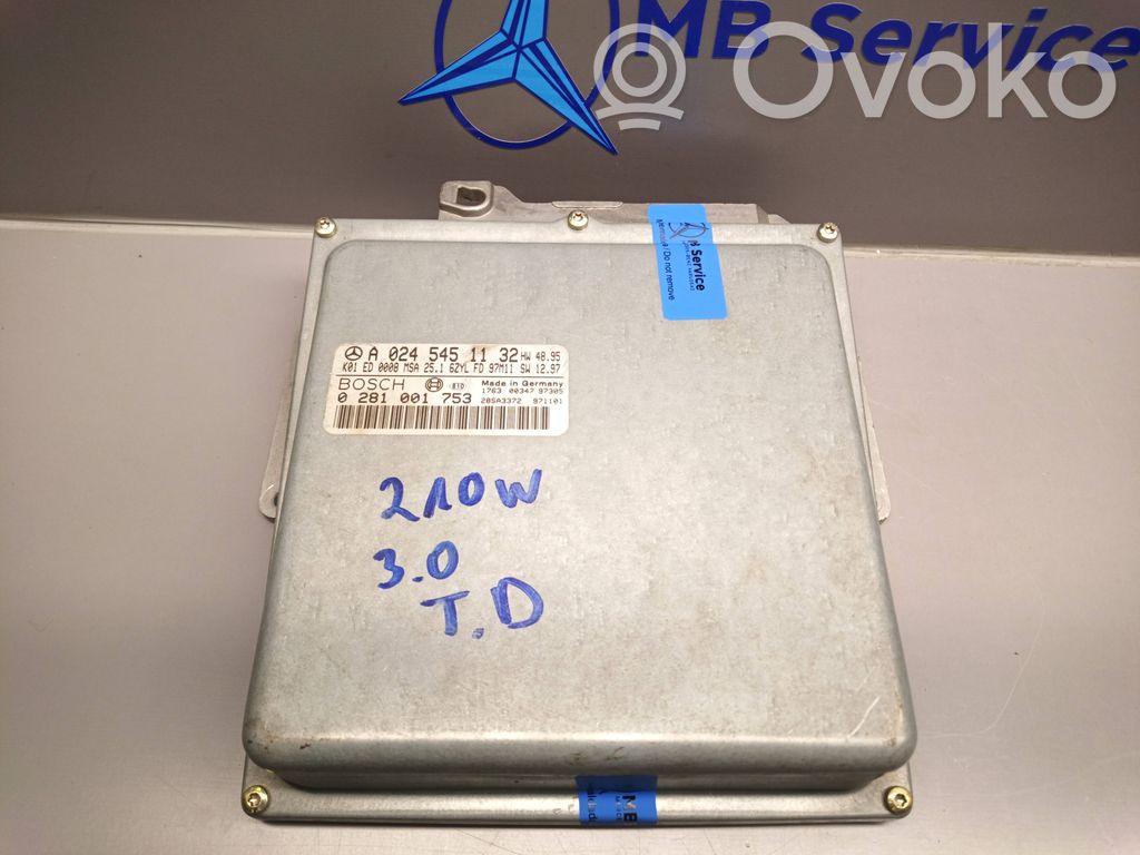 Mercedes-Benz E W210 Engine control unit/module ECU 