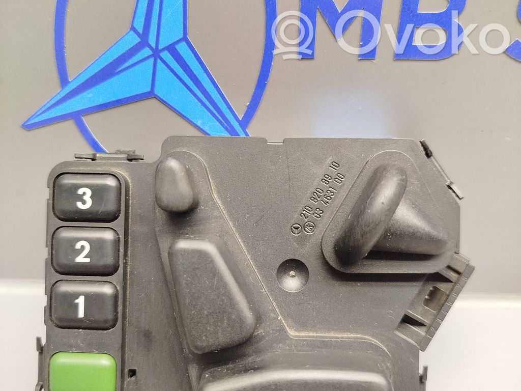 Mercedes-Benz E W210 Interruptor de control del asiento 