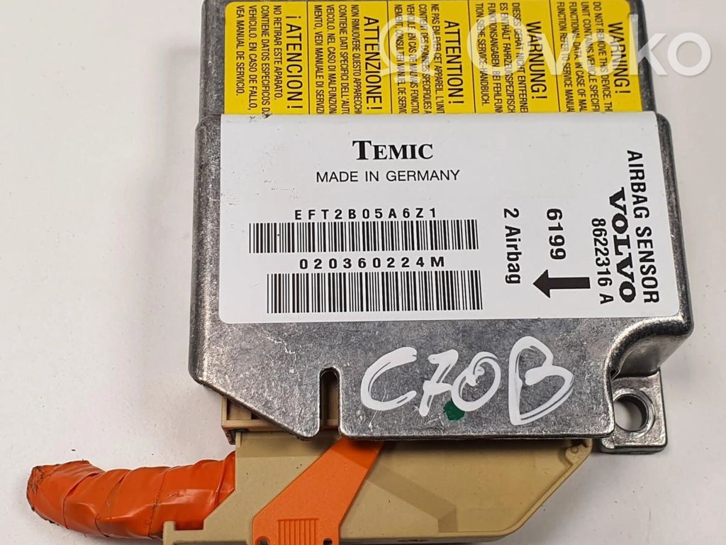 Volvo C70 Airbag control unit/module 